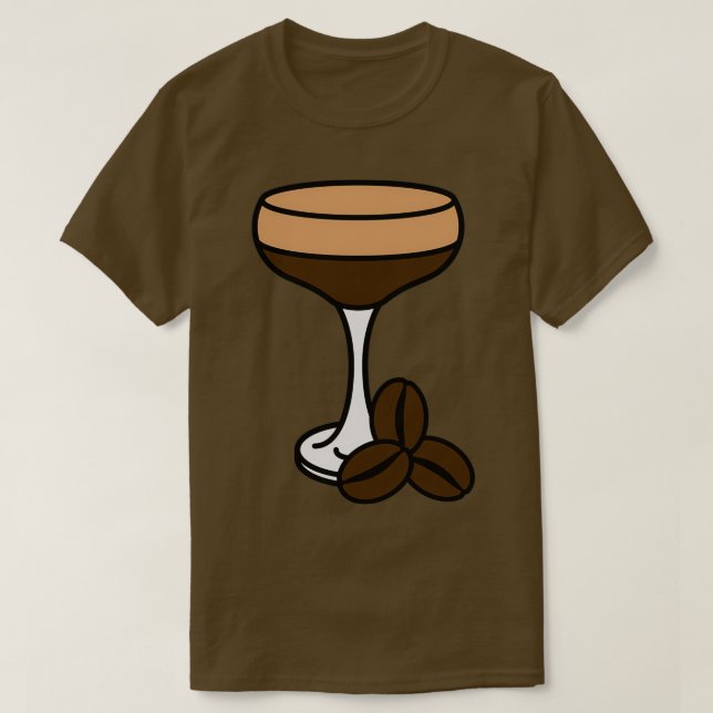 T-shirt Cocktails Espresso Martini (Design devant)