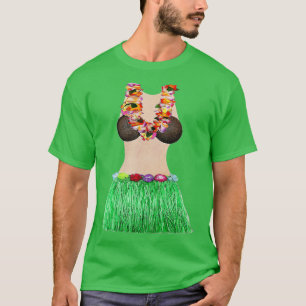 T-shirt Coco Bra Lei Fleurs Jupe Cool Luau