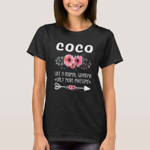 T-shirt Coco comme une grand-mère normale mais plus génial