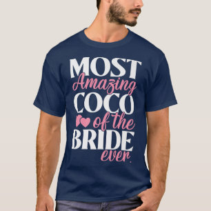 T-shirt Coco le plus Extraordinaire de la Mariage de marié