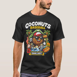 T-shirt Coco Slugger Baseball Rétro Coconut Sports Plage