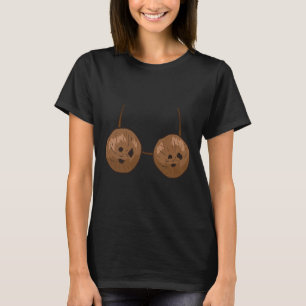 T-shirt Coco Summer Coconut Bra Amusant Coco