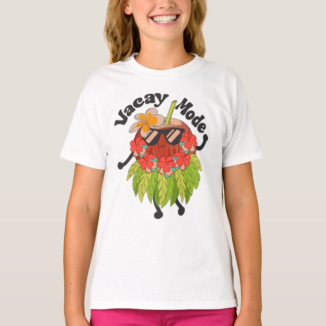 T-shirt Coco Vacay Mode Aloha Beach Hawaiian Kids Cadeau (Devant)