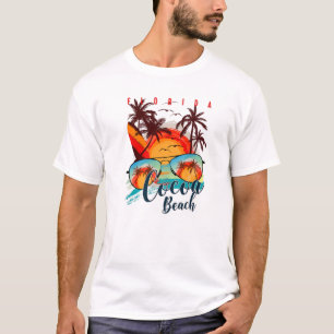 T-shirt Cocoa Beach Fl. Voyage d'été - Floride Bea