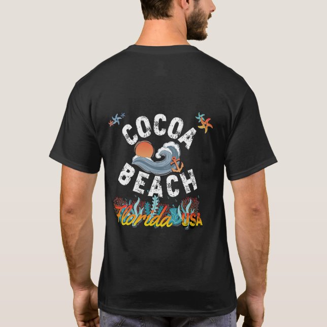 T-shirt Cocoa Beach, Floride (Dos)