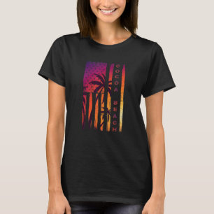 T-shirt Cocoa Beach Vacances Floride coucher de soleil Pal