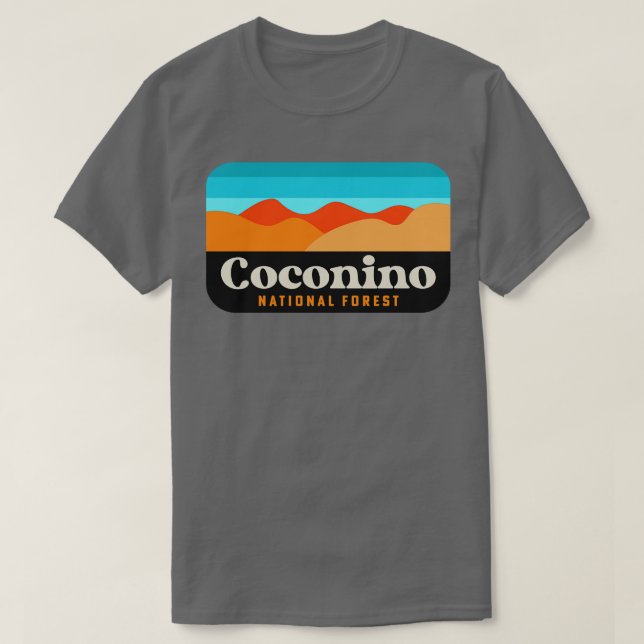 T-shirt Coconino National Forest Arizona Flagstaff Camping (Design devant)