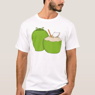 T-shirt Coconut Duo : Éclaboussure verte
