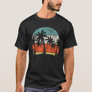 T-shirt Cocotier Arbre Palm Vacances Été tropical