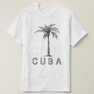 T-shirt Cocotier cubain noir & blanc design