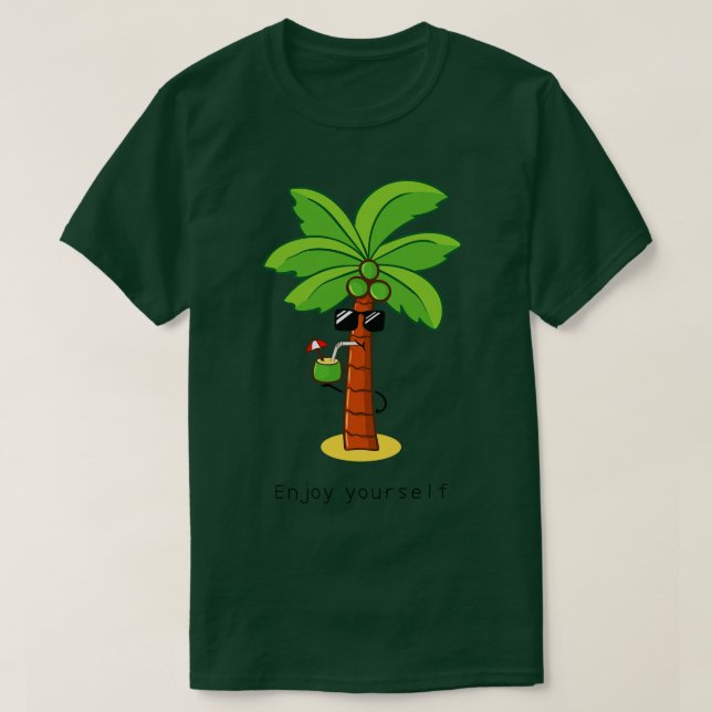 T-shirt Cocotier mignon (Design devant)