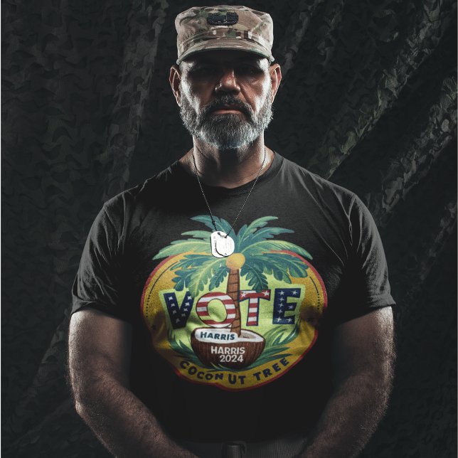 T-shirt Cocout Tree Vote pour Kamala Harris (Créateur téléchargé)