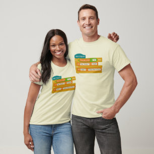 T-shirt Codage = avenir lumineux