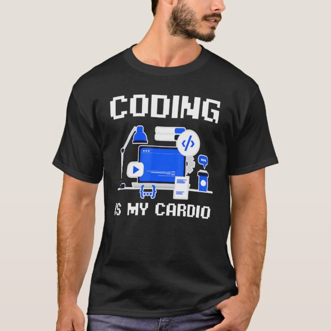 T-shirt Codage Coder Programmer Développeur Logiciel Est M (Devant)