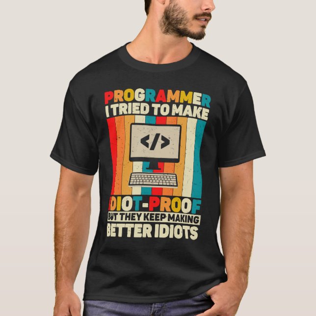 T-shirt Codage de devis par le programmeur ingénieur infor (Devant)