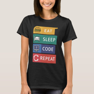 T-shirt Codage du programmeur de Coder amusant Code de som