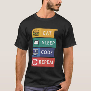 T-shirt Codage du programmeur de Coder amusant Code de som
