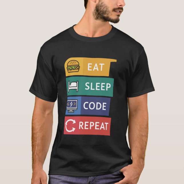 T-shirt Codage du programmeur de Coder amusant Code de som (Devant)