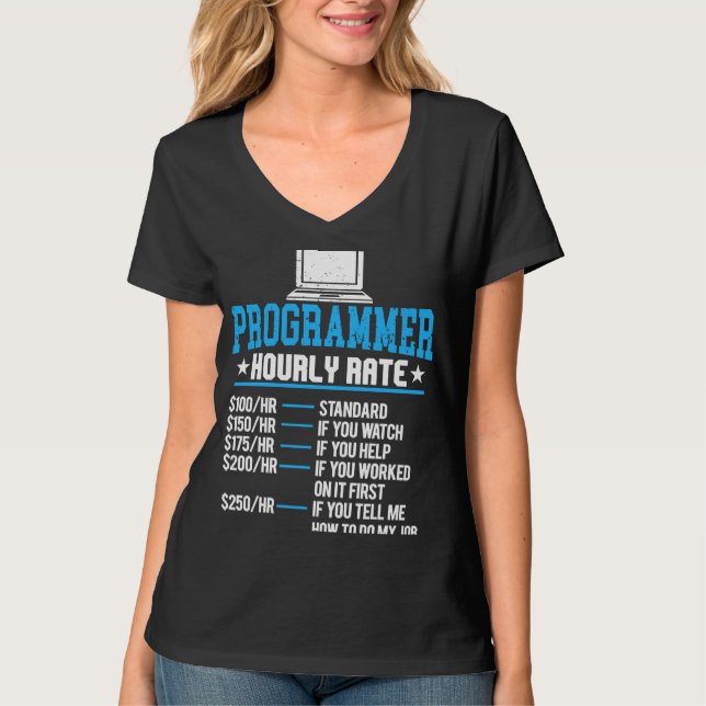 T-shirt Codage Heure par programmeur Expert Ordinateur Pai (Devant)