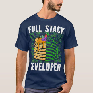 T-shirt Codage logiciel du développeur de pile complète