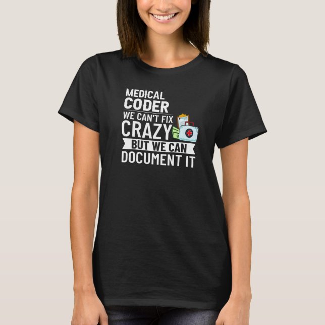 T-shirt Codage Médicale Certified Coder Training Begin C (Devant)