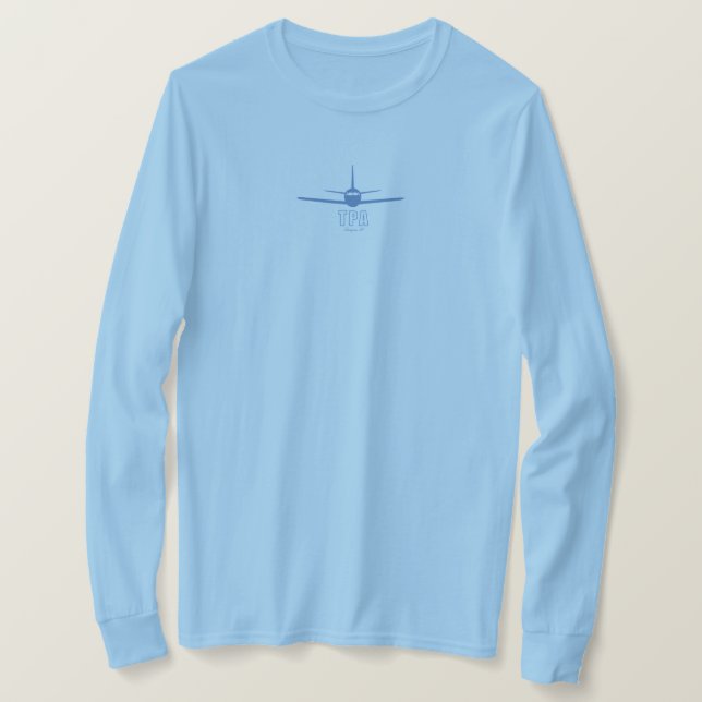 T-shirt Code aéroport TPA Tampa Florida FL (Design devant)