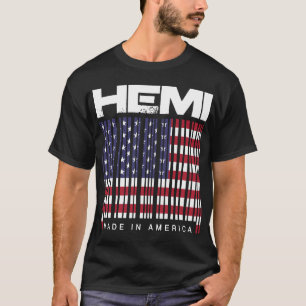 T-shirt Code barres de Hemi fait dans la voiture R chaud