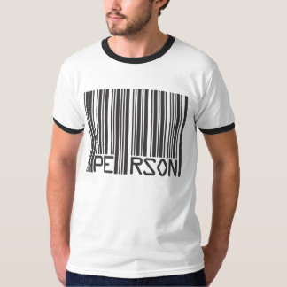T-shirt Code barres de personne