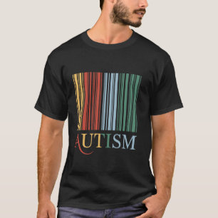 T-shirt Code-barres de sensibilisation à l'autisme