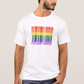 T-shirt Code barres gai 1