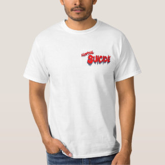 T-shirt code barres noir