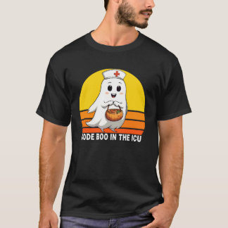 T-shirt Code Boo en infirmière de réanimation Halloween in
