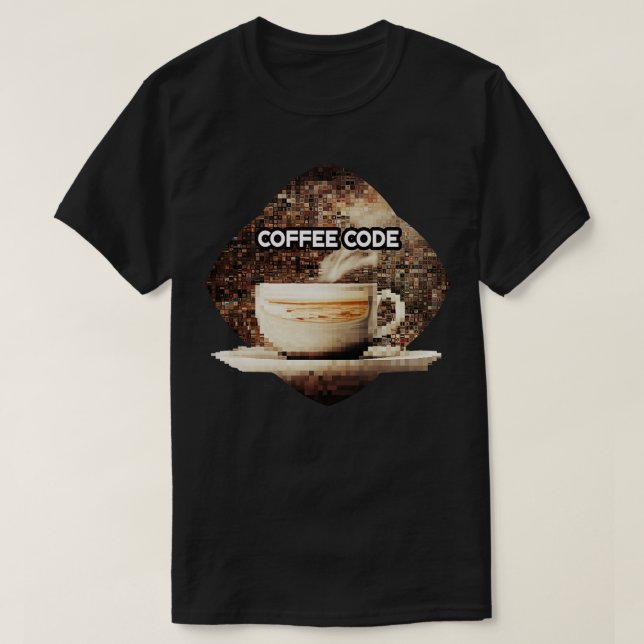 T-shirt Code café 1 (Design devant)