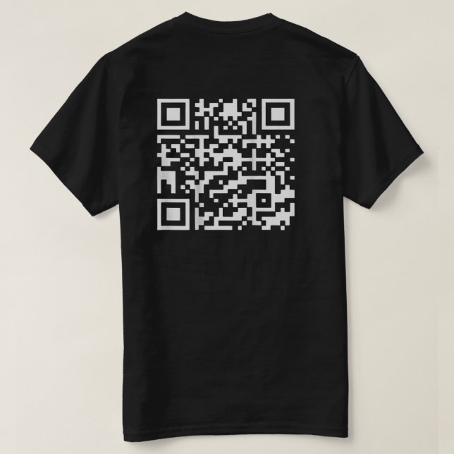T-shirt Code de danse QR drôle du président Trump (au dos) (Design dos)