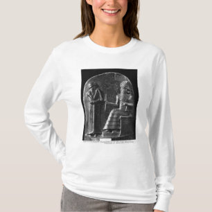 T-shirt Code de Hammurabi, dessus du stele
