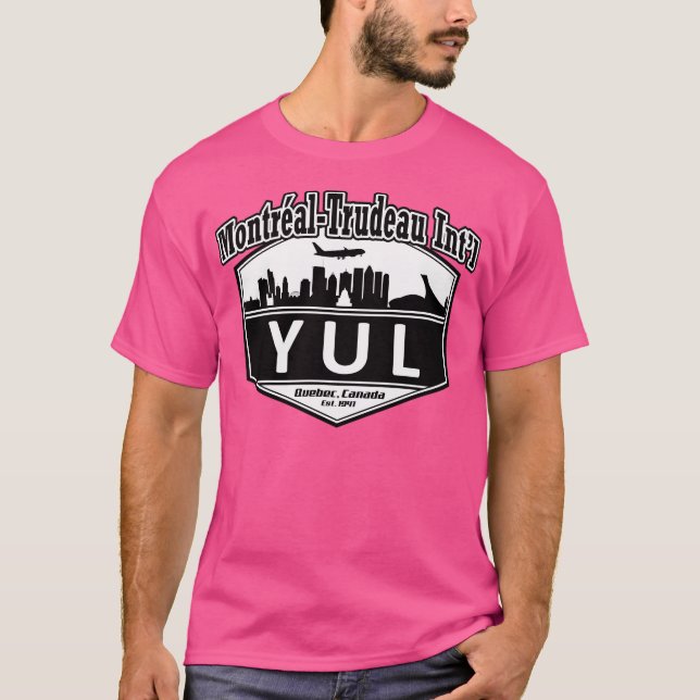 T-shirt Code de l'aéroport international Montréal-Trudeau (Devant)