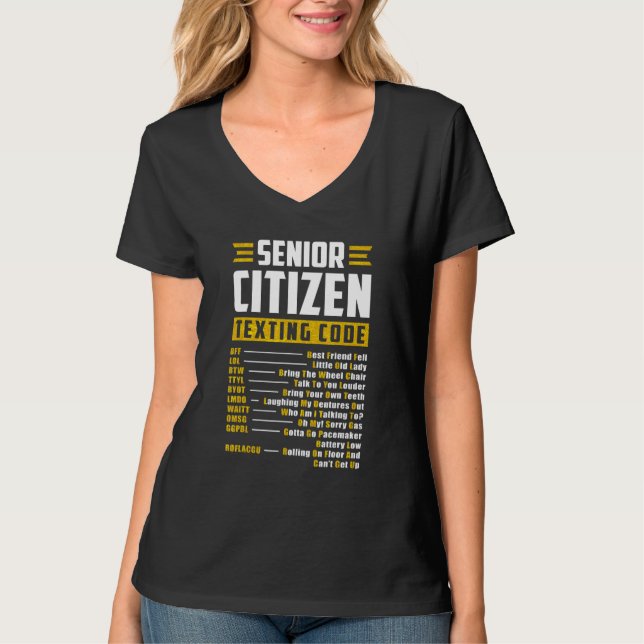 T-shirt Code de messagerie pour senior Cool Grand-Père Gra (Devant)