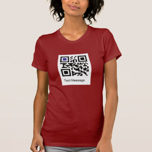 T-shirt Code de QR pour "MOI SUIS UN LESBIEN "