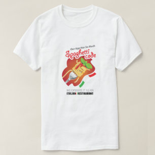 T-shirt Code de spaghetti