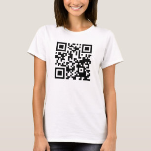 T-shirt Code drôle de QR la curiosité est un vilain déf