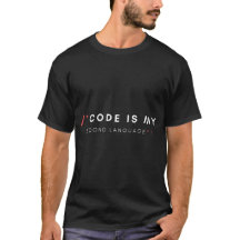 Code Est Ma Langue Seconde Drôle Programmeur