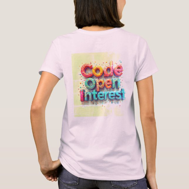 T-shirt Code intérêt ouvert (Dos)