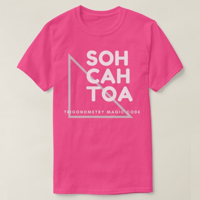 T-shirt Code magique de la trigonométrie (Design devant)