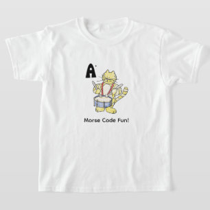 T-shirt Code Morse en dessin animé pour les enfants ! Let