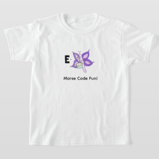 T-shirt Code Morse en dessin animé pour les enfants ! Let