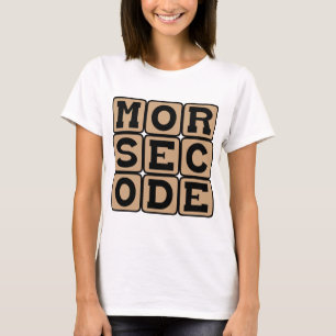 T-shirt Code Morse, Système de Points et Tirets