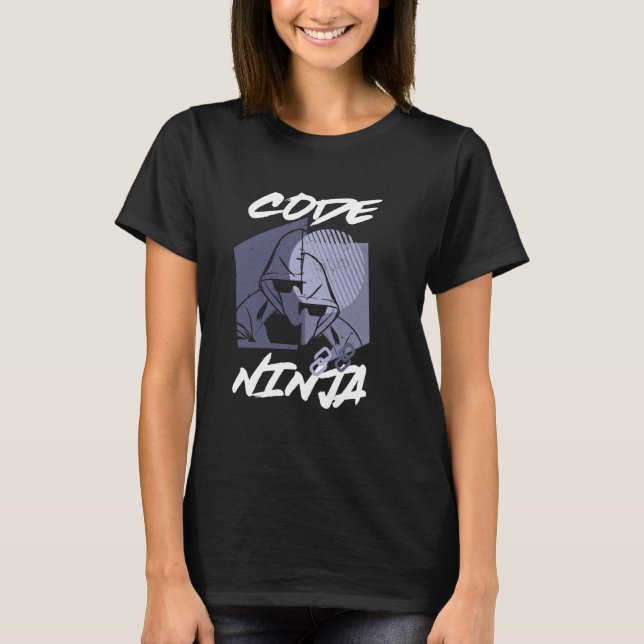 T-shirt Code Ninja Programmation Informatique Coder Prog (Devant)