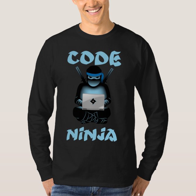 T-shirt Code Ninja Programmer Coder Ordinateur Pr (Devant)