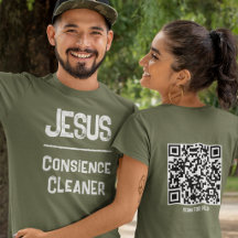 Code QR Chrétien Jésus Pardonne Conscience Propre