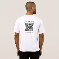 Code QR d'affaires personnalisé Scan Me Dos Homme 